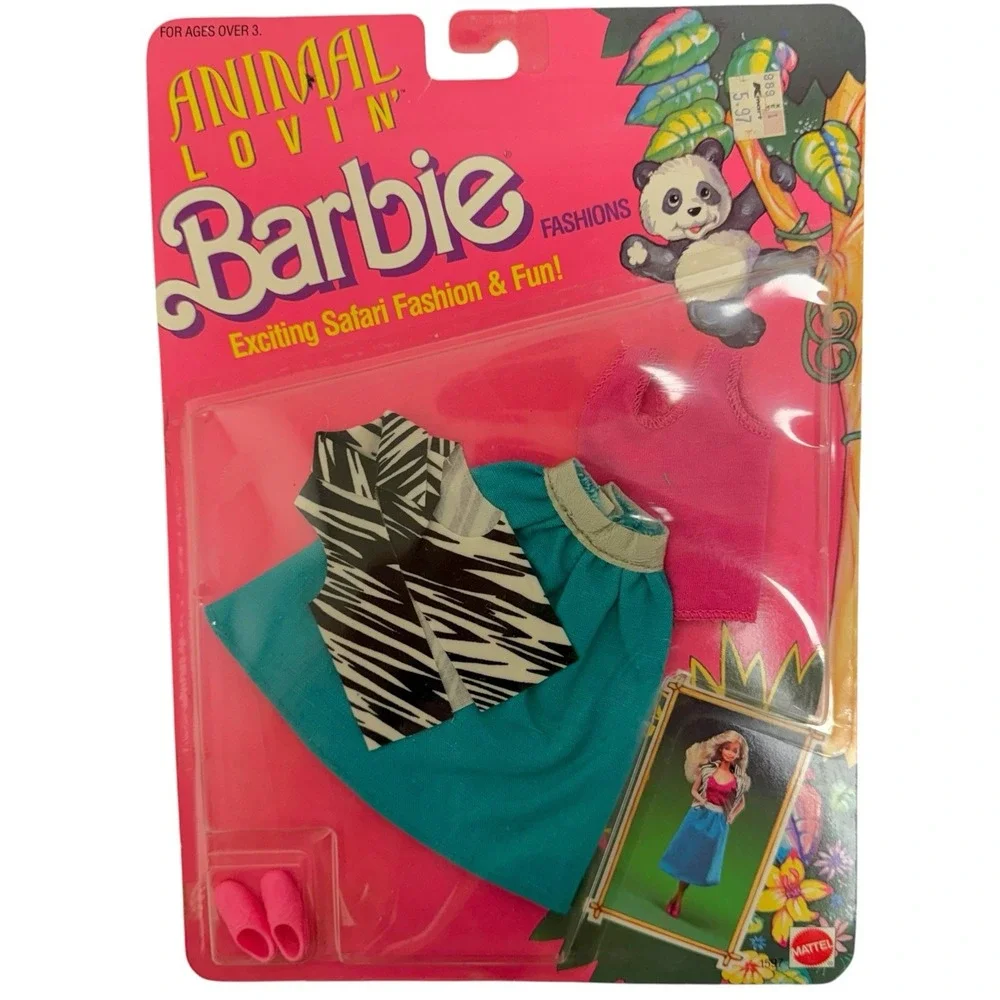 Vintage 1988 Barbie Animal Lovin' Safari Fashion Outfit #1597 NIP/NOS